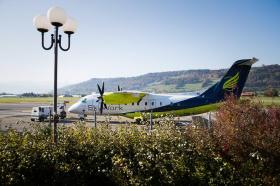 Gegroundet: Die Maschinen der Berner Airline Skyworks am Flugplatz Bern-Belpmoos bleiben ab sofort am Boden.