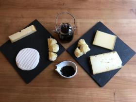 cheese and tea platter