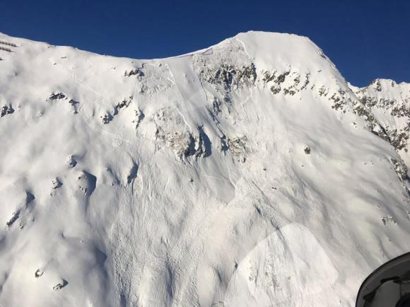 An avalanche on the Hofathorn