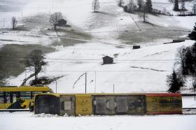 train derailed
