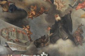 mennyezeti festmény St Gall