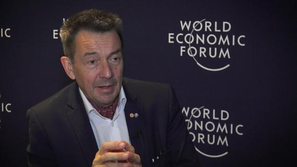 Peter Maurer in interview at WEF.