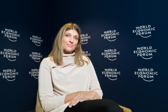 Beatrice Fihn in Davos 2018