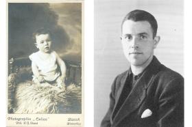 Albert Mülli孩童时与青年时的照片