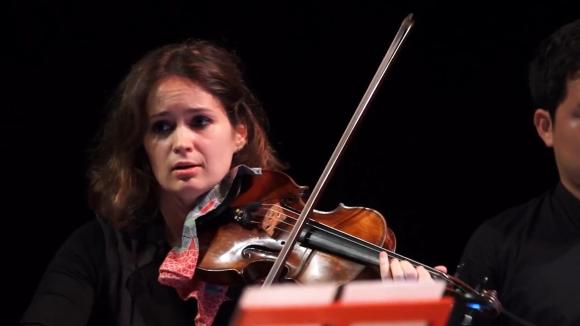 Die Violinistin Patricia Kopatchinskaja