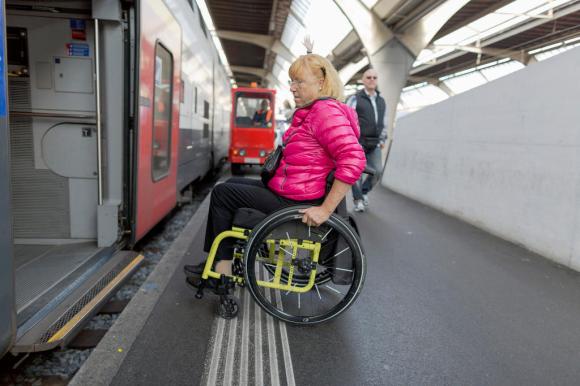 wheelchair train