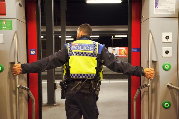 Bahnpolizei Eingang