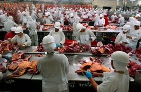 beef butchering in Brazil