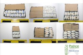 Some of the cocaine seized by the Vaud police