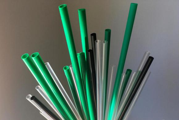 A picture of plastic straws
