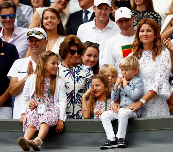 Familia de Roger Federer (sin Roger y Robert)