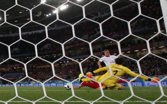 Xherdan Shaqiri scores Switzerland s last-gasp winner against Serbia
