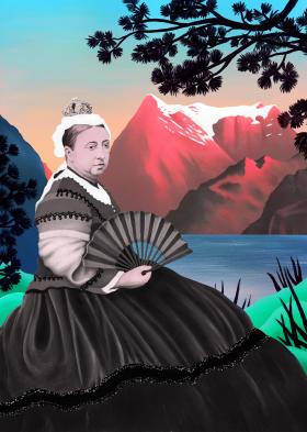 Poster for Queen Victoria exhibition