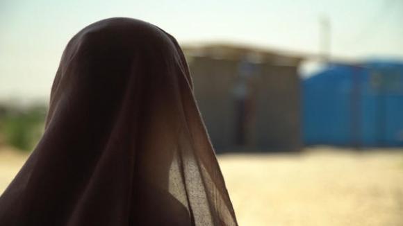 A veiled woman