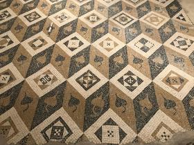 geometric mosaic pattern