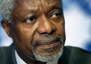 Kofi Annan close up