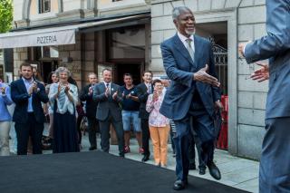 Kofi Annan en Lugano