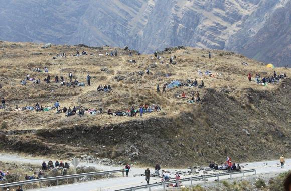 عمال مناجم مضربون في بوليفيا