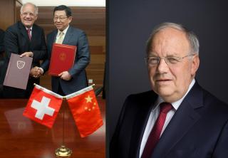 Schneider-Ammann avec le ministre chinois du commerce