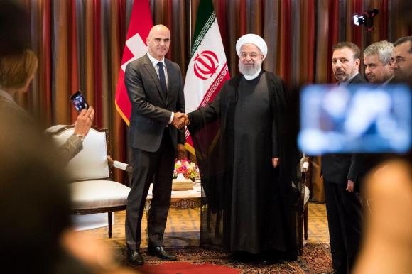 Berset and Rouhani