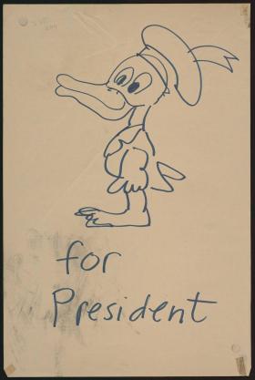 Un dessin de Donald Duck