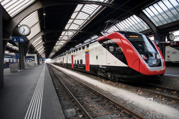 train in Switzerland