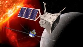 Artistic impression of BepiColombo spacecraft