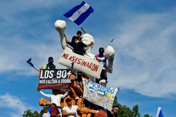 Manifestation à Managua