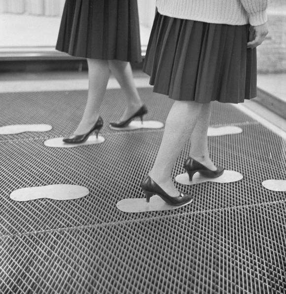 Women walking in the 1960s