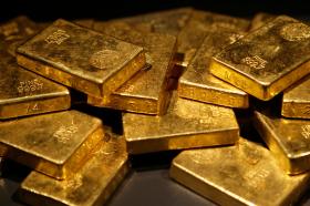 Several gold bars