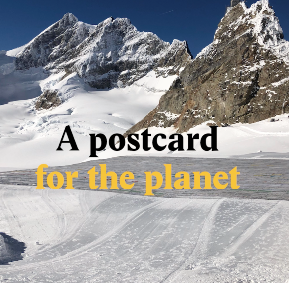 Glacier postcard
