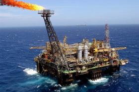 Brazilian oil company Petrobras at the Campos sea basin