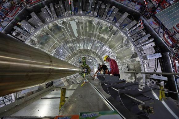 Scientists at LHC