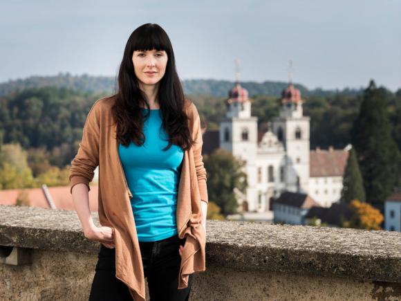 Rebecca Panian, the filmmaker behind the Rheinau basic income project