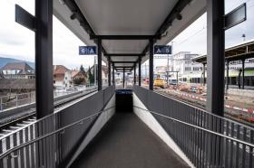 Swiss train station