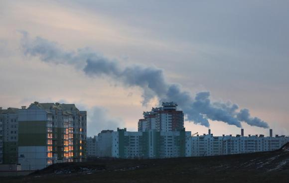 Inquinamento da riscaldamenti a Minsk (Bielorussia)