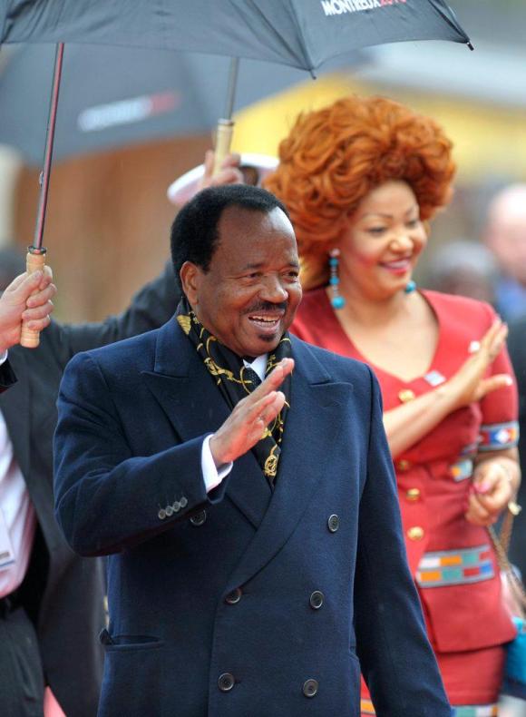 Cameroon president and wife