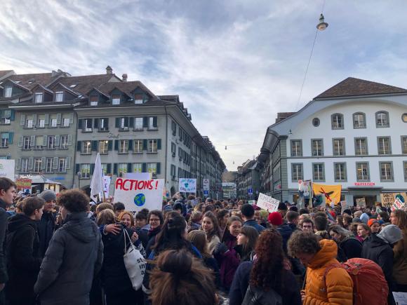 Climate strike in Bern