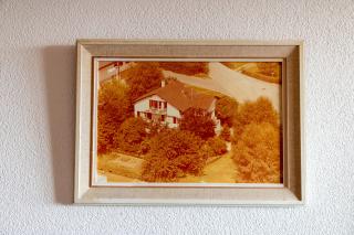 Luftaufnahme des Hauses aus den fünfziger Jahren