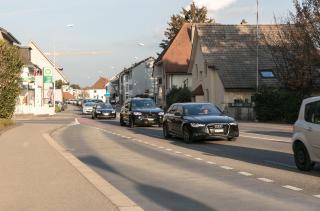 Feierabendverkehr in Hägendorf