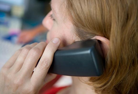 Woman on the phone
