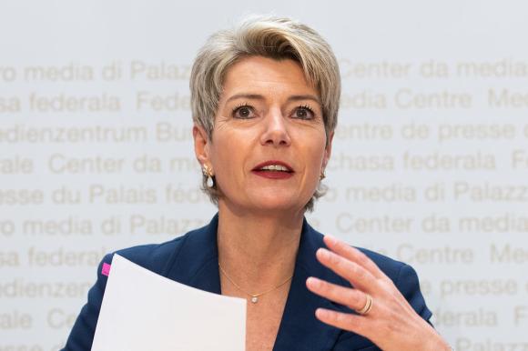 Justice Minister Karin Keller-Suttter