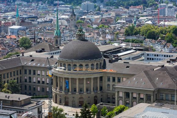 main building of the Swiss Federal Institute of Technology, ETH, in Zurich