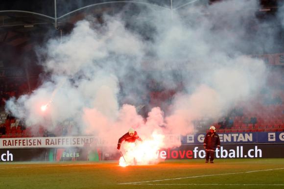 stadium fire