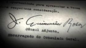 Carta assinada por Guimarães Rosa