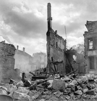 Ruinen in der Stadt