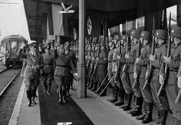 Hitler y Franco en España.