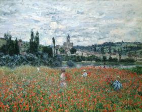 «Champ de coquelicots près de Vétheuil», de Claude Monet