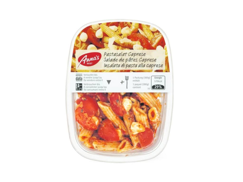 Migros richiama insalata di pasta alla caprese Anna�s Best SWI