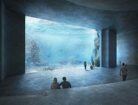 Visualisation of the planned giant aquarium